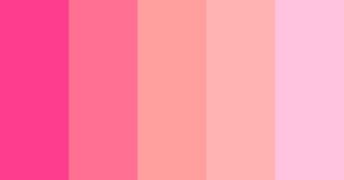 Download fuchsia dream color palette PNG image (landscape)