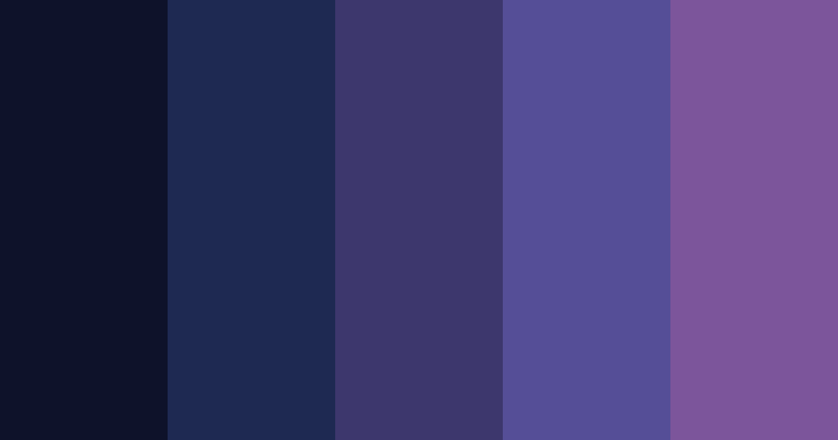 Download nightmare moon color palette PNG image (landscape)