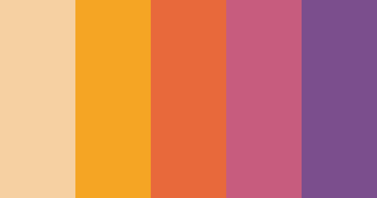 Download paris color palette PNG image (landscape)