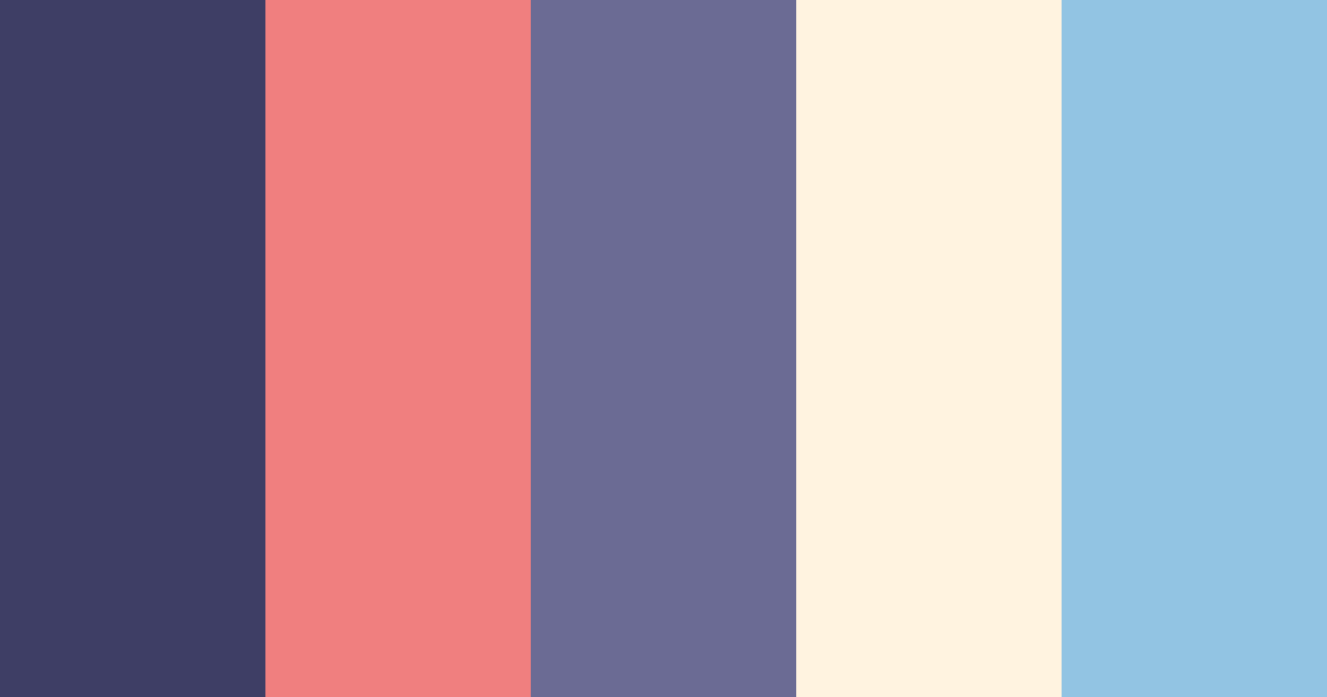 Download soft sunset color palette PNG image (landscape)