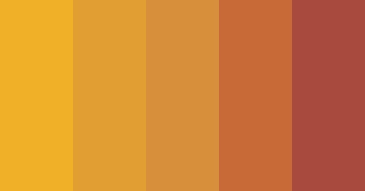 Download 70s sunshine color palette PNG image (landscape)