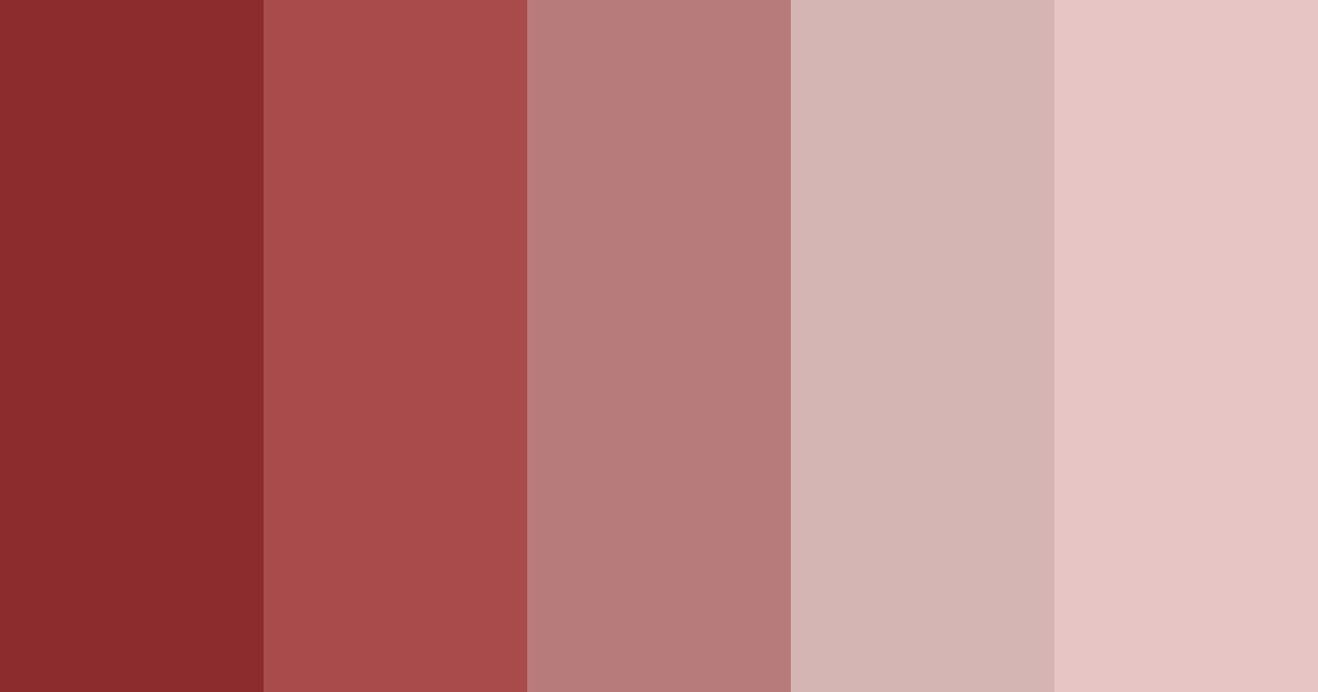 Download blood wine color palette PNG image (landscape)