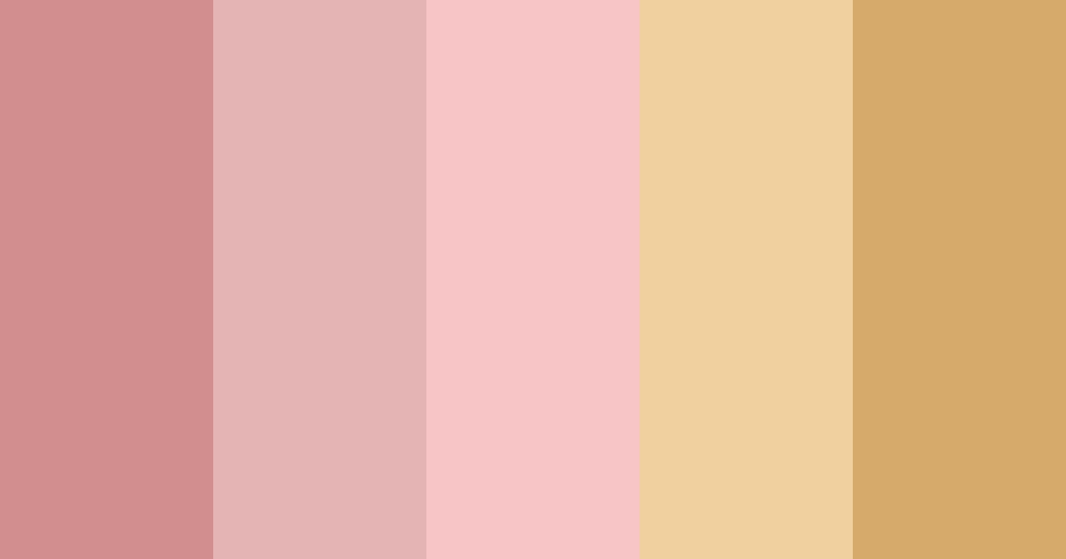 Download desert rose color palette PNG image (landscape)