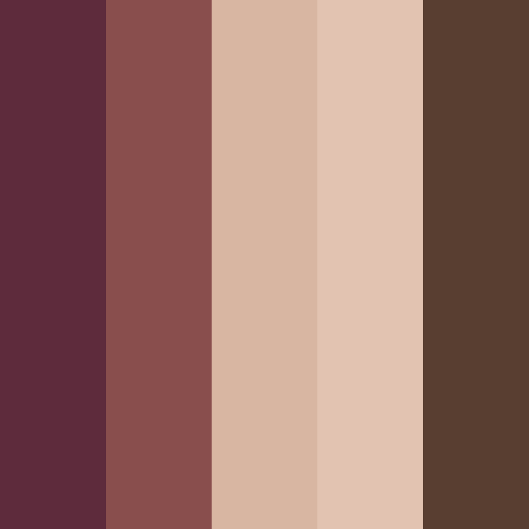 Download wine and chocolate color palette PNG image (square)