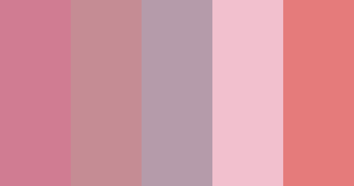 Download rose wine color palette PNG image (landscape)