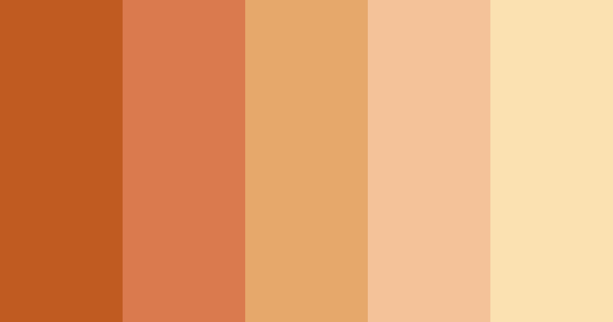 Download orange wine color palette PNG image (landscape)