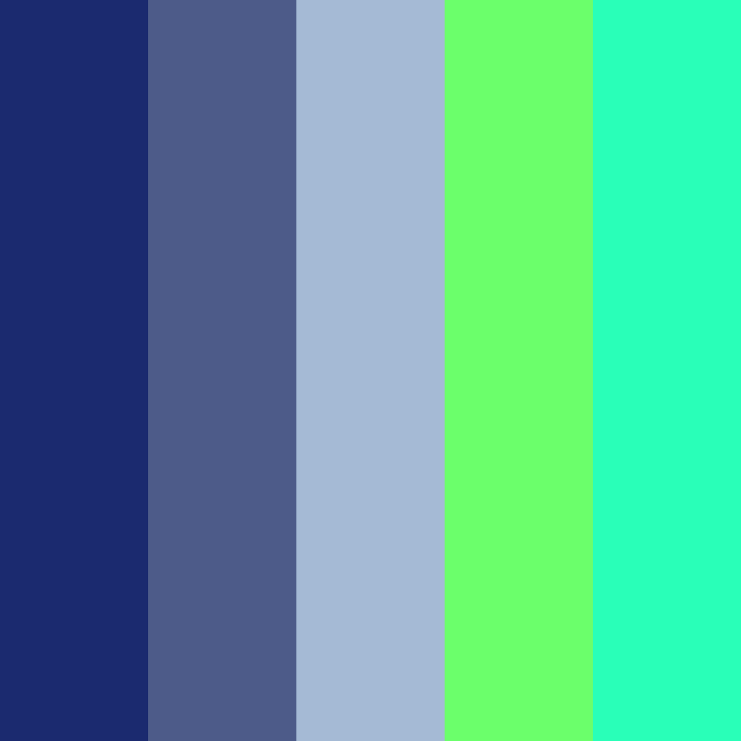 Download hacker color palette PNG image (square)