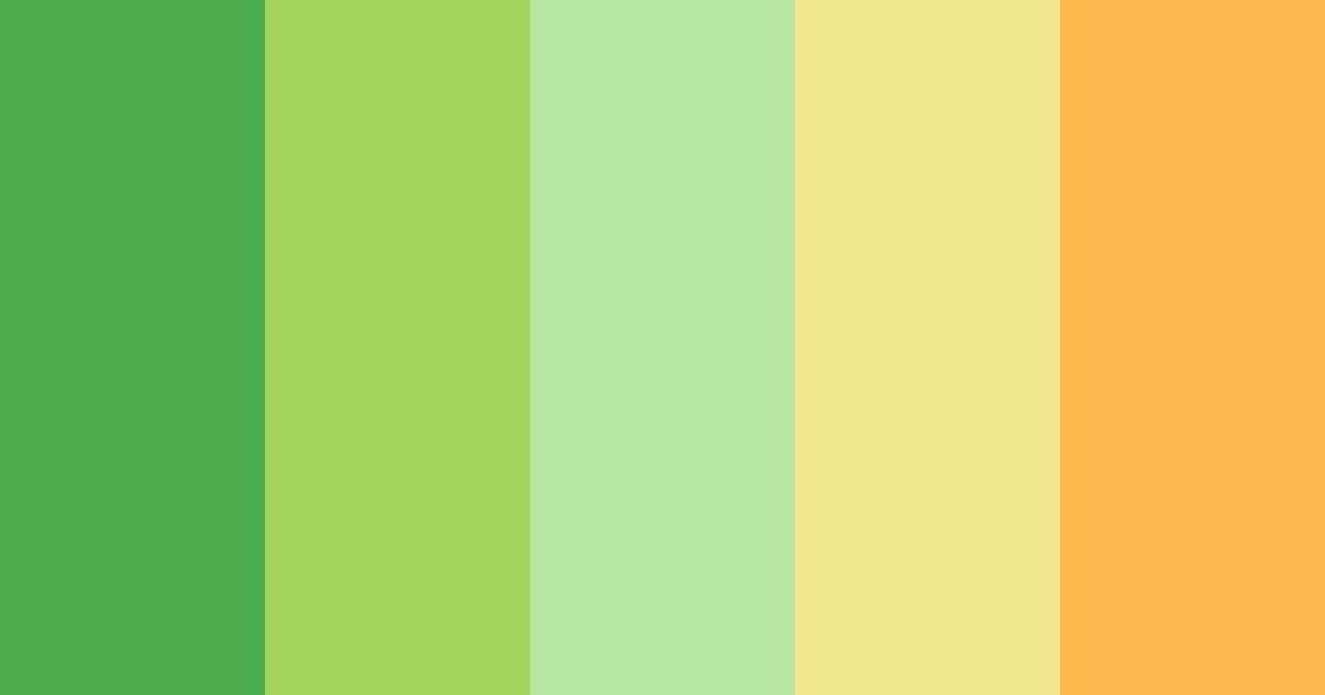 Download hippie vibes color palette PNG image (landscape)