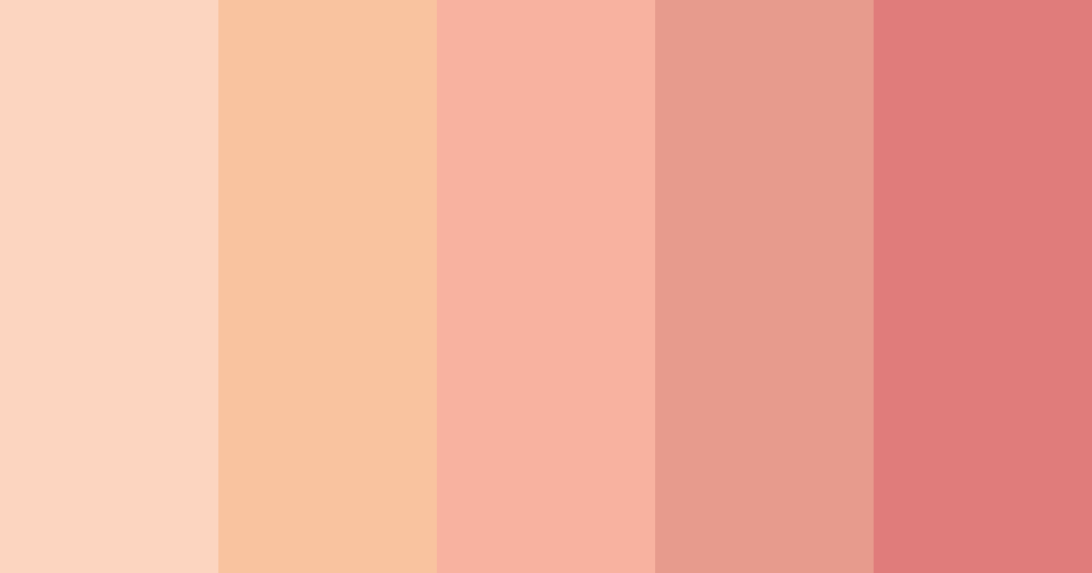 Download sun-kissed skin color palette PNG image (landscape)