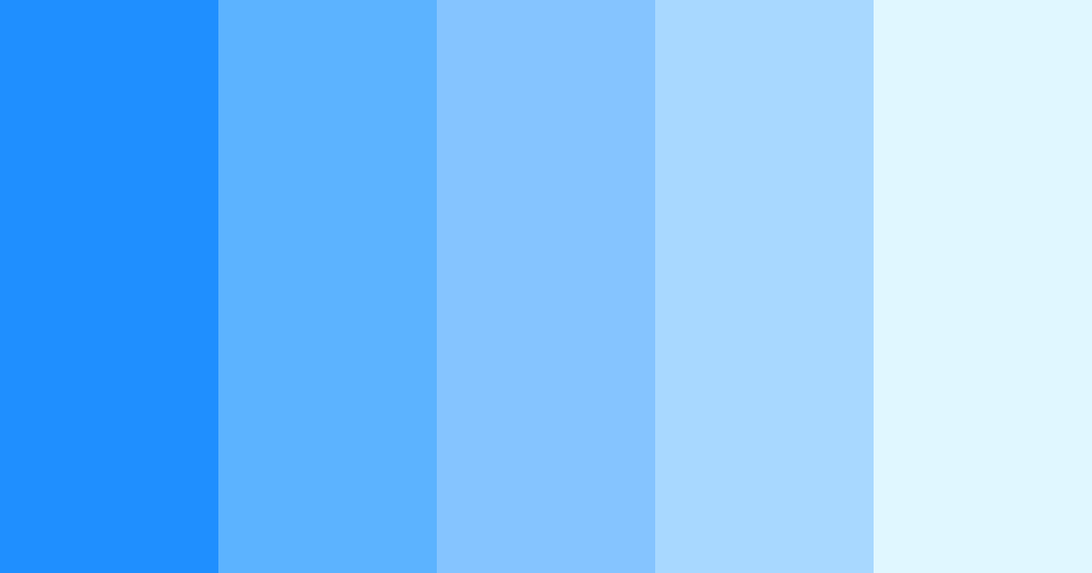 Download blue bliss color palette PNG image (landscape)