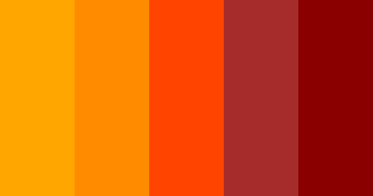 Download spooky autumn color palette PNG image (landscape)