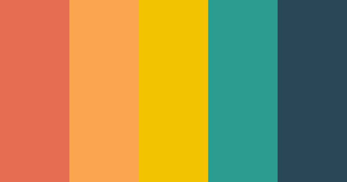 Download retro color palette PNG image (landscape)