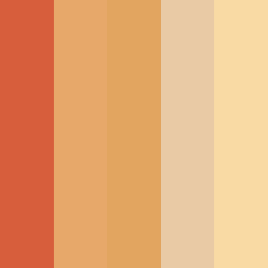Download ember color palette PNG image (square)