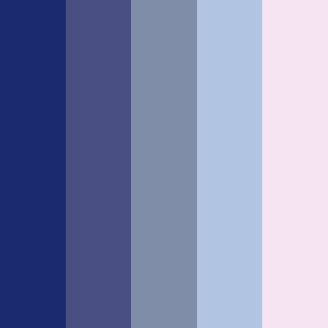 Download midnight starlight glitter color palette PNG image (square)