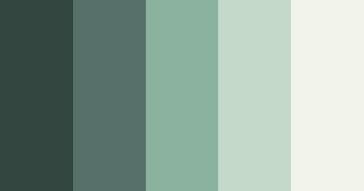 Download mysterious forest color palette PNG image (landscape)