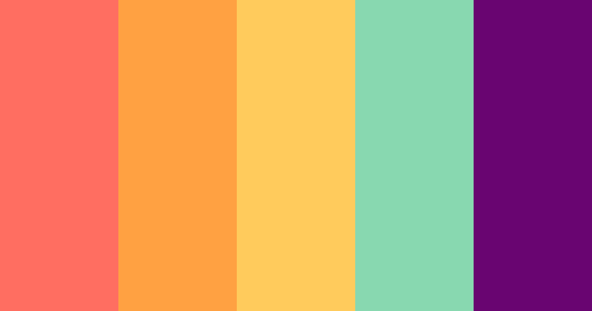 Download psychedelic romance color palette PNG image (landscape)