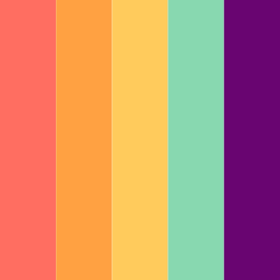 Psychedelic Romance in Psychedelic Color Palettes