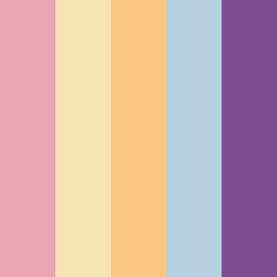 Download lady oscar color palette PNG image (square)