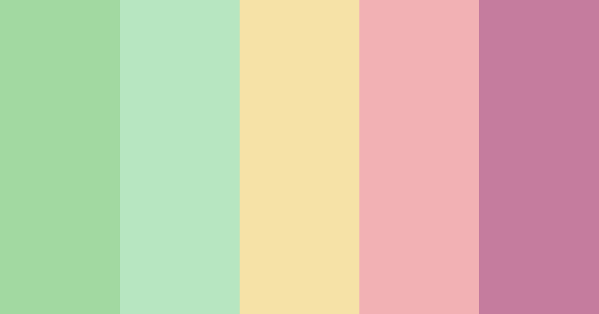 Download secret garden color palette PNG image (landscape)
