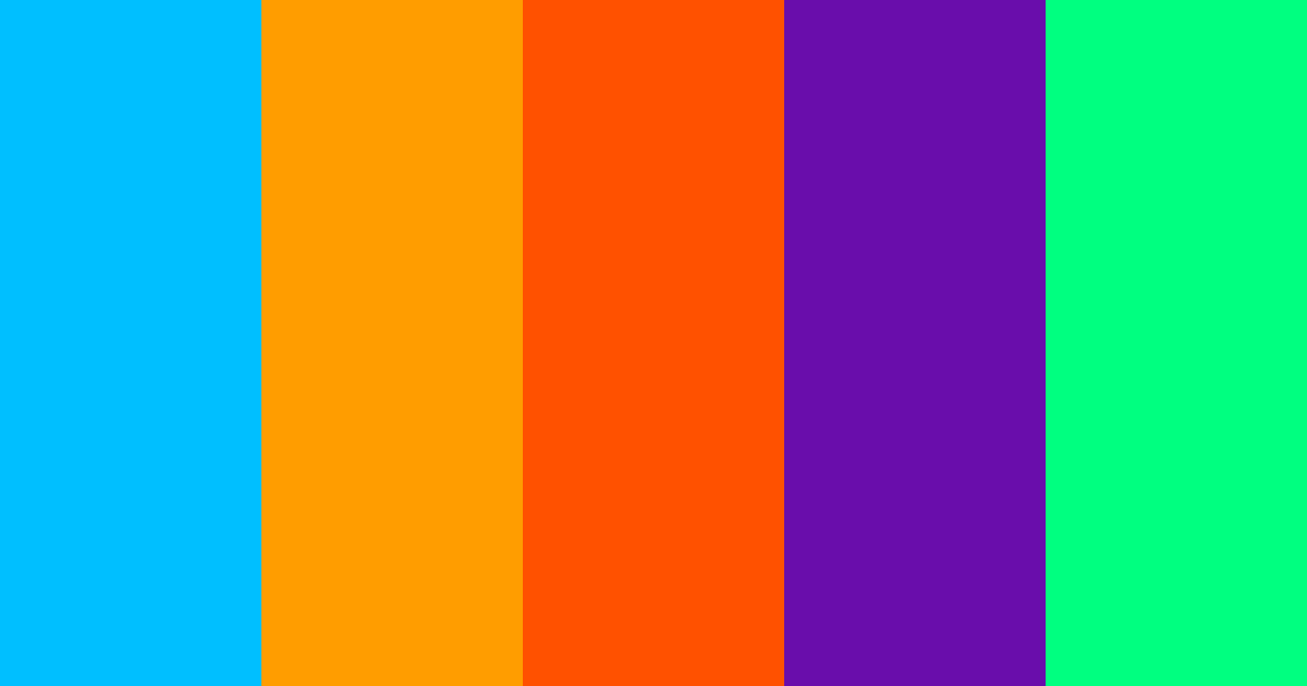 Download rainbow dash color palette PNG image (landscape)