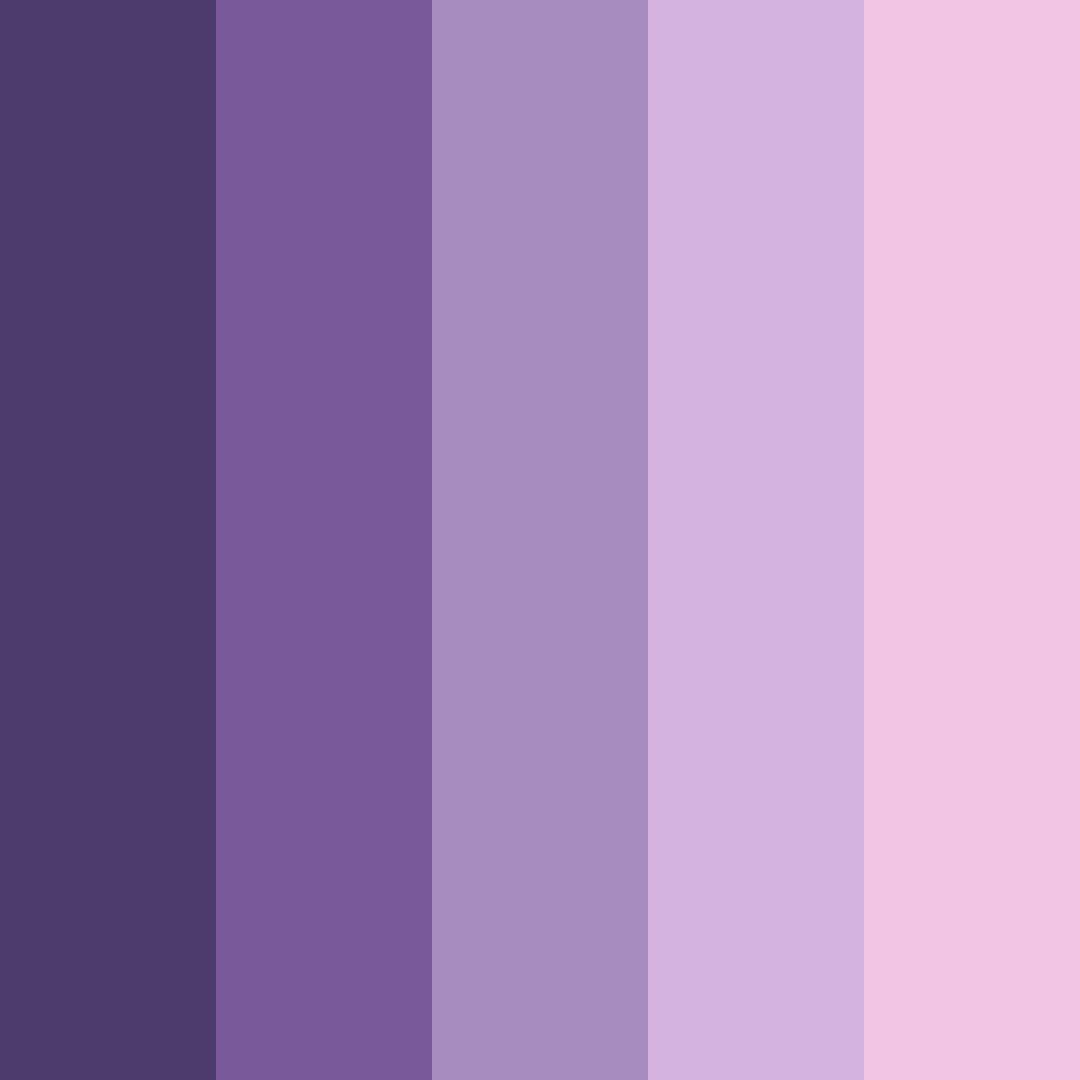 Download traumatic dreamscape color palette PNG image (square)