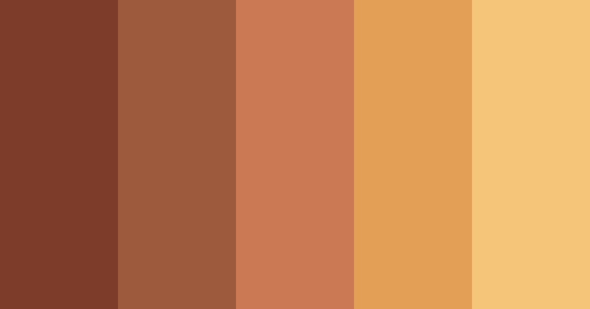Download auburn glow color palette PNG image (landscape)