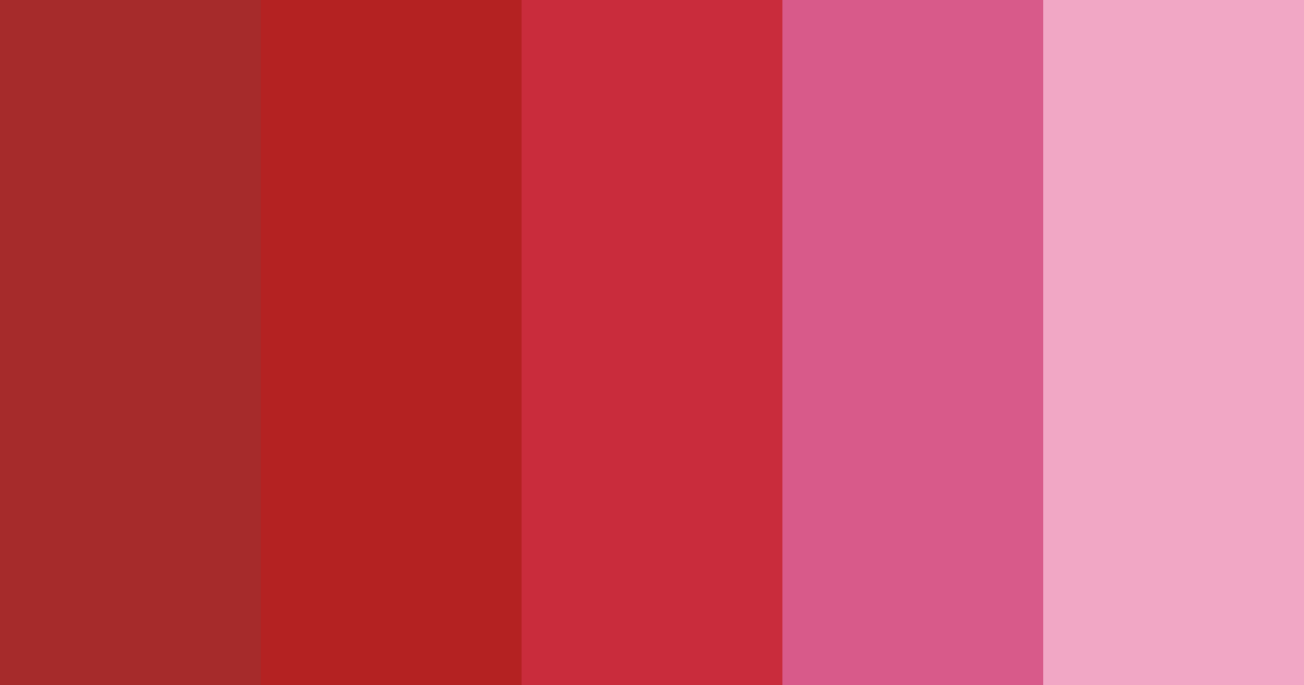 Download cherry wine color palette PNG image (landscape)