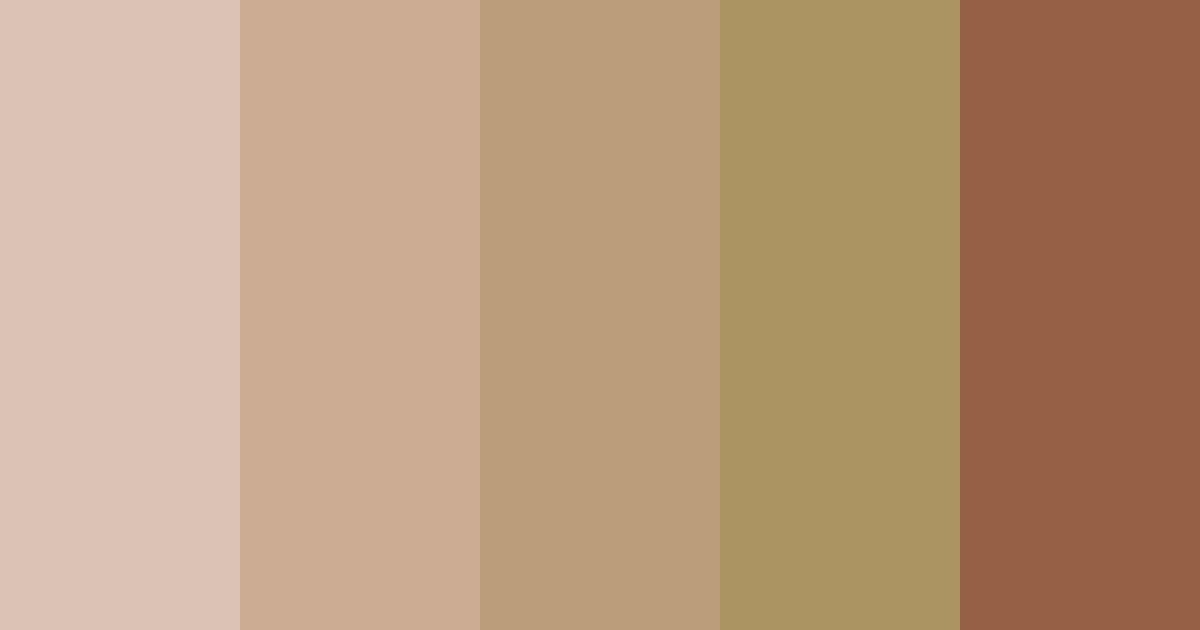 Download fennec fox color palette PNG image (landscape)