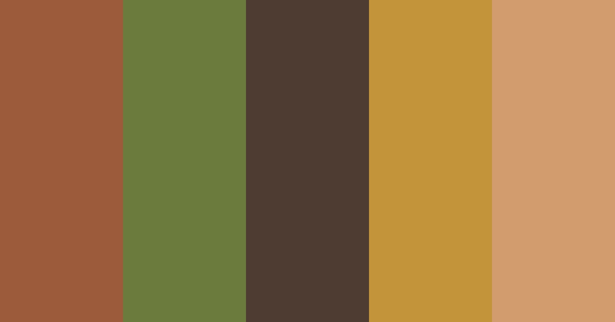Download autumn harvest color palette PNG image (landscape)