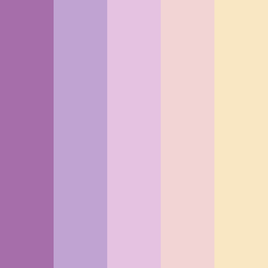 Download moon goddess color palette PNG image (square)