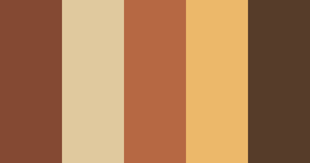Download old timey cowboy color palette PNG image (landscape)
