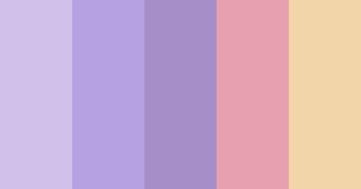 Download prelude inspired color palette PNG image (landscape)