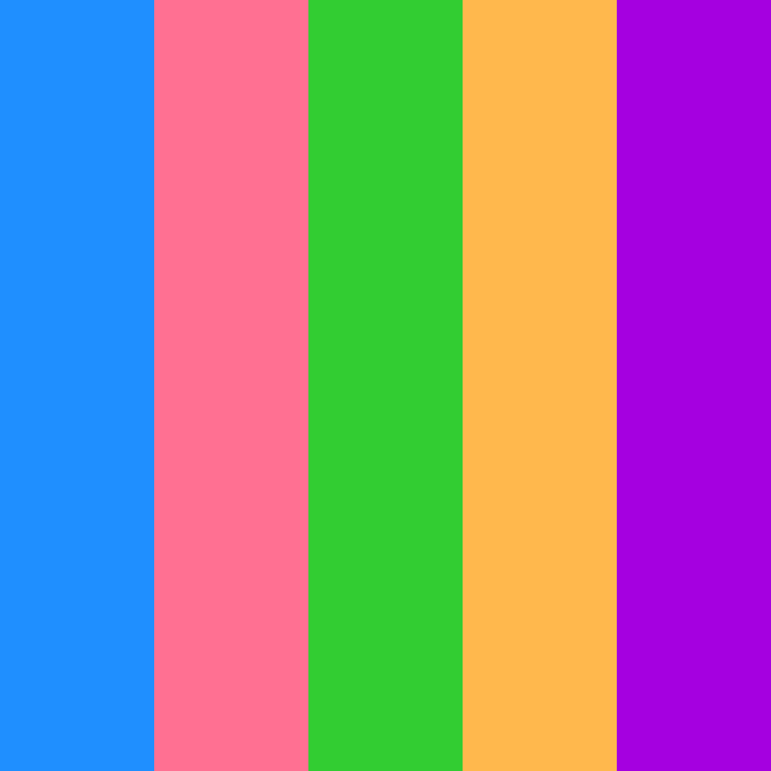 Download blue contrast aesthetic color palette PNG image (square)