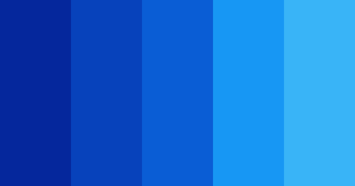 Lapis Gemstone Color Palette