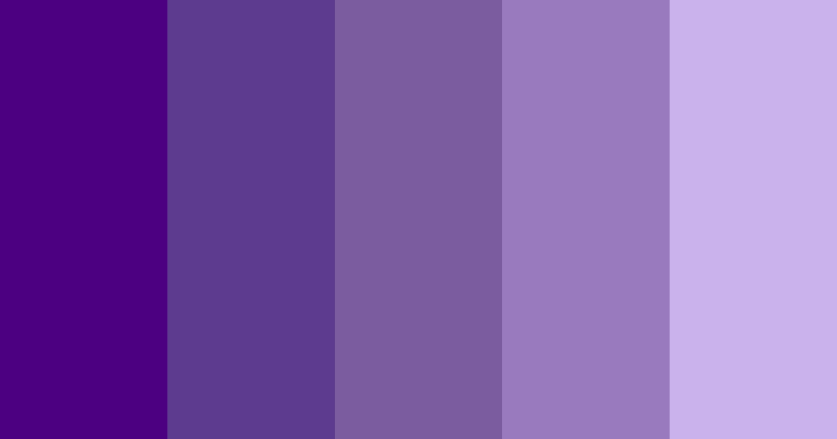 Download indigo dream color palette PNG image (landscape)