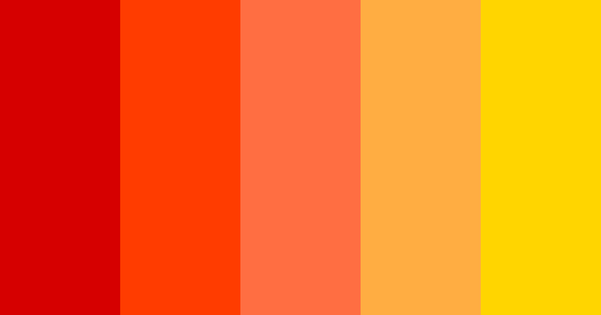 Download fiery red color palette PNG image (landscape)