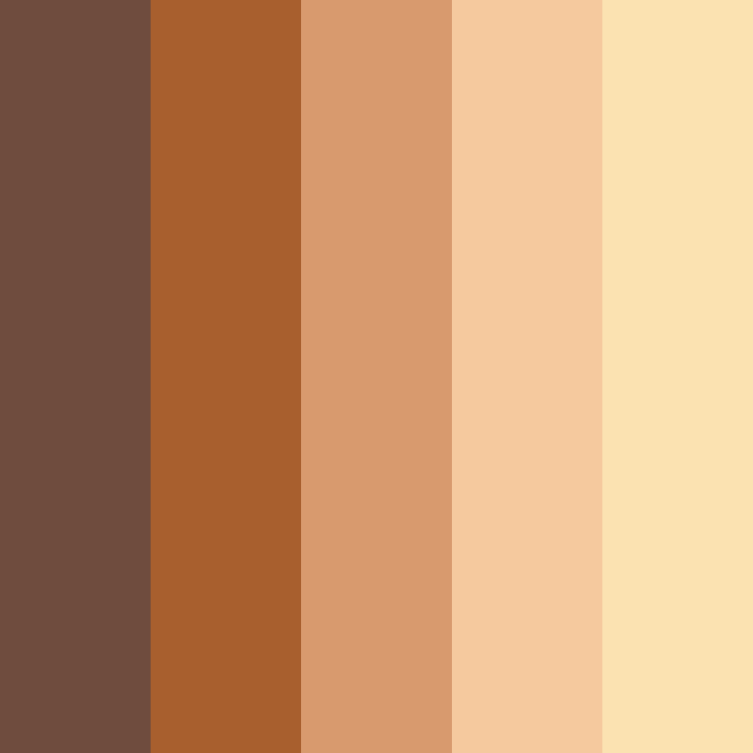 Download leather color palette PNG image (square)
