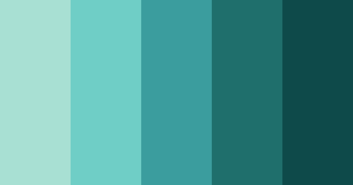 Download winter mint color palette PNG image (landscape)