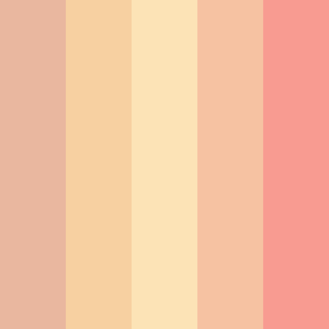 Download natsukashii color palette PNG image (square)