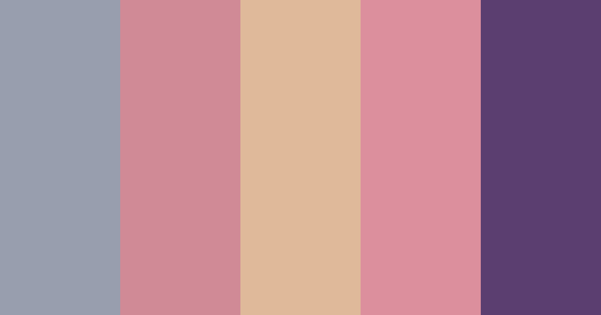 Download melancholy dream color palette PNG image (landscape)