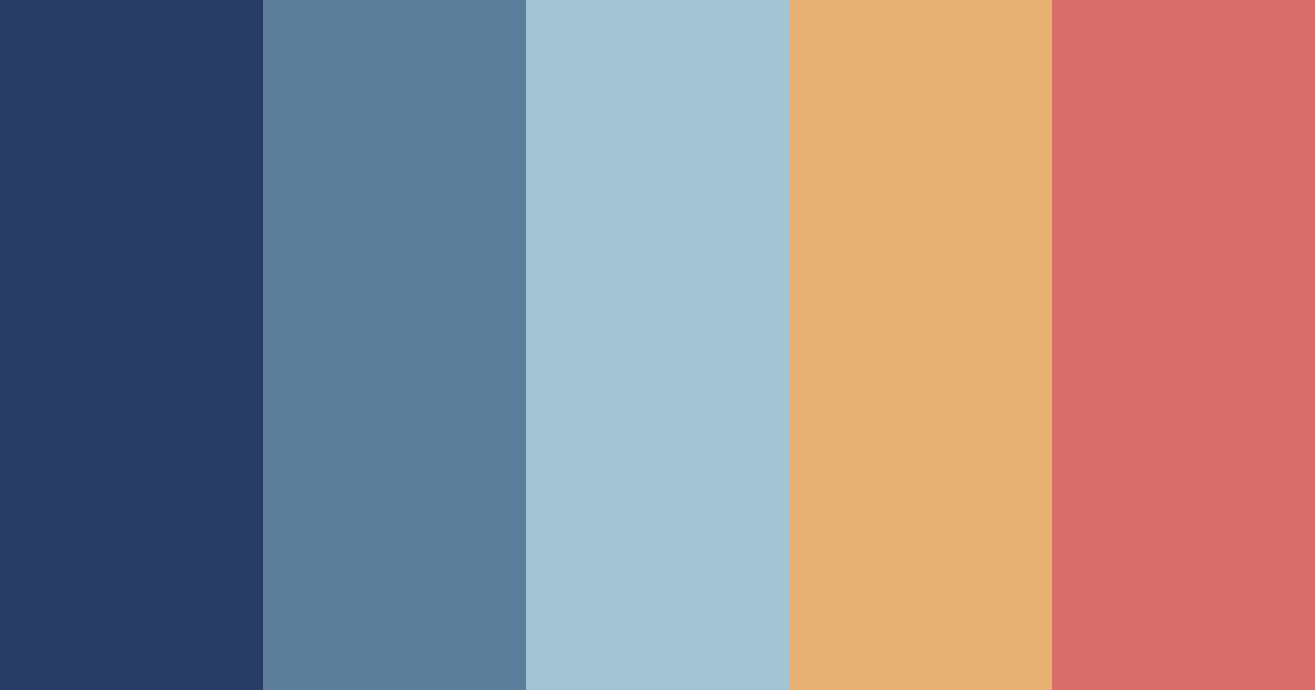 Download ravenclaw's quiet elegance color palette PNG image (landscape)