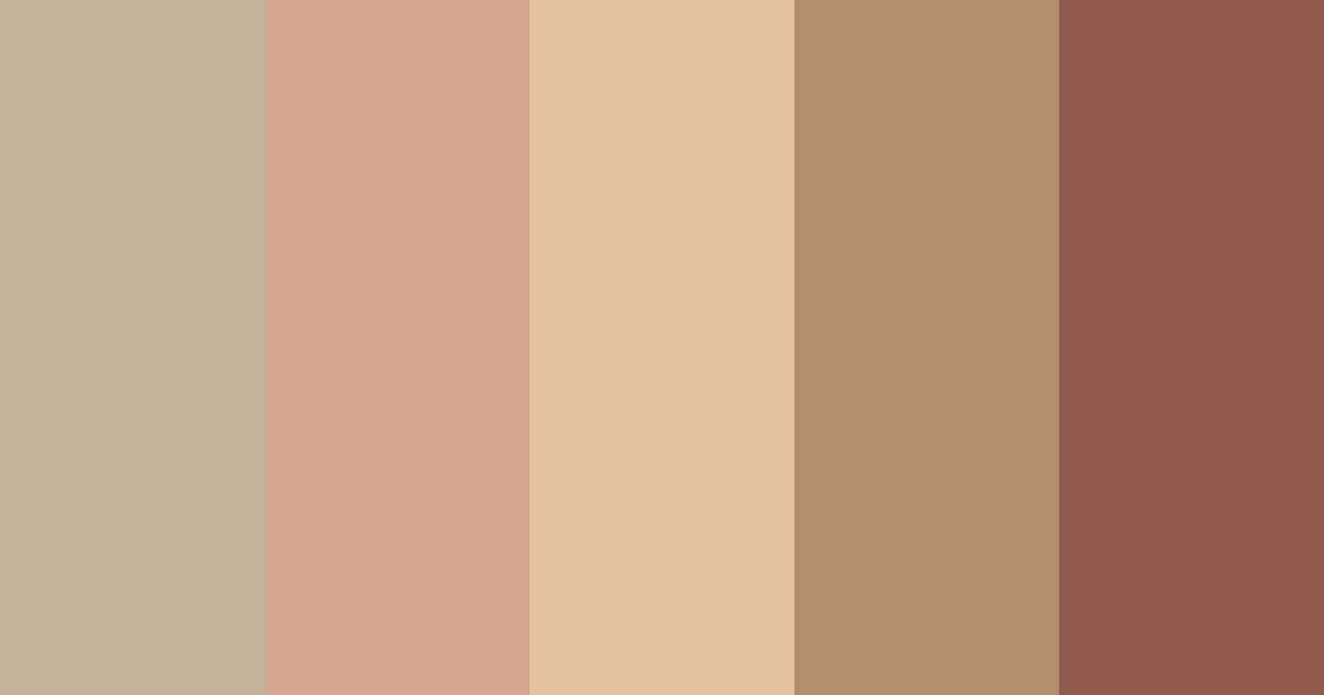 Download siamese elegance color palette PNG image (landscape)