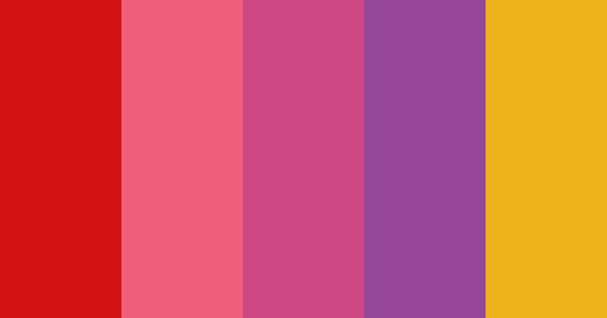 Download sunset bloom color palette PNG image (landscape)