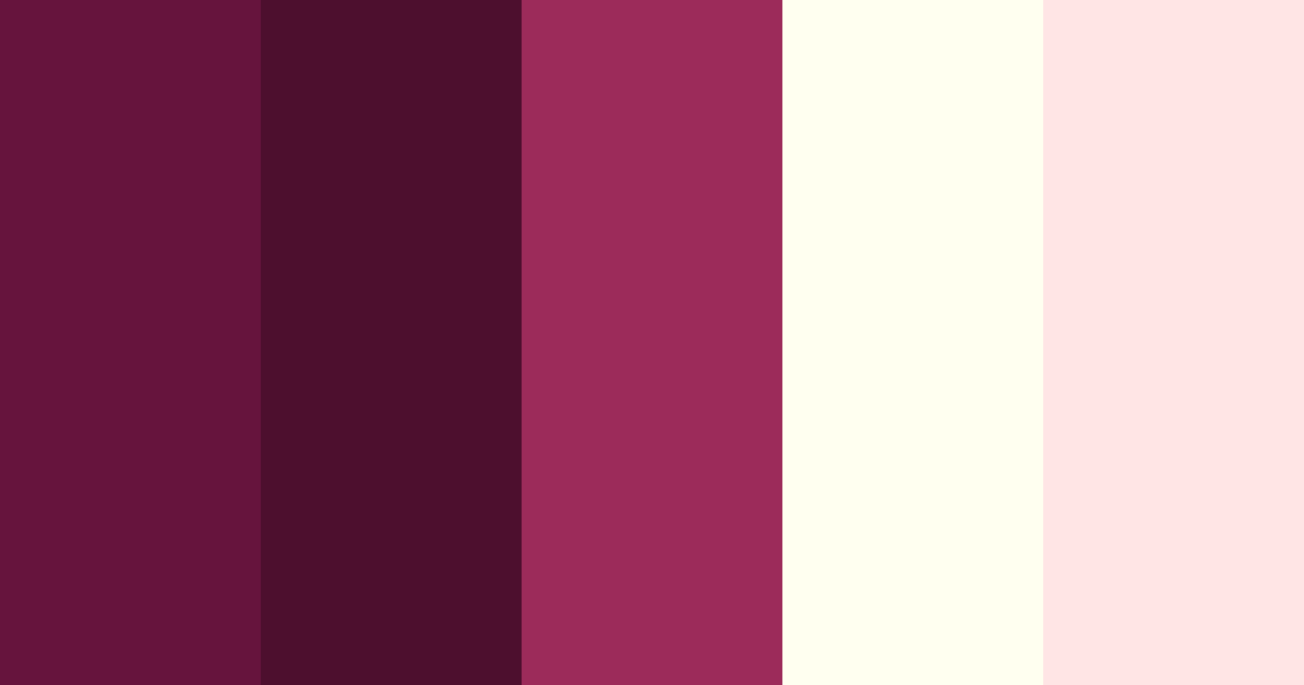 Download crimson blossom color palette PNG image (landscape)