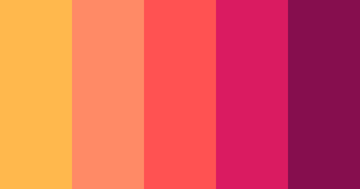 Download falling down color palette PNG image (landscape)