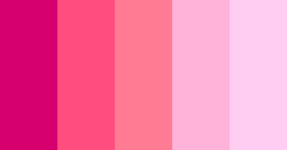 Download fuschia dreams color palette PNG image (landscape)