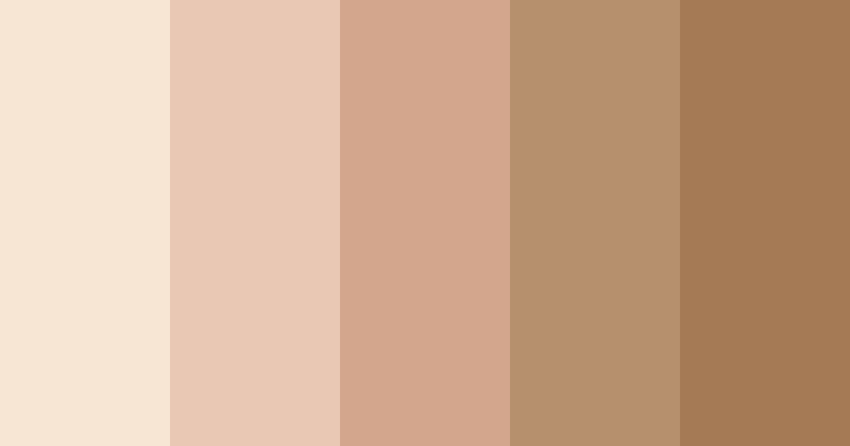 Download cream moon color palette PNG image (landscape)
