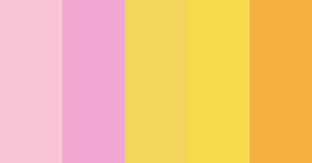 Download pink sunflowers color palette PNG image (landscape)