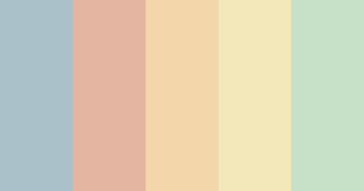 Download scandinavian serenity color palette PNG image (landscape)