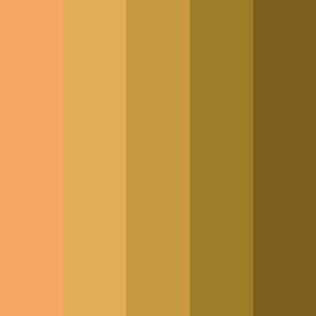 Download sunset sands color palette PNG image (square)